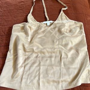 Lunya xs t strap cami/ tank . NWOT. Color is optium tan